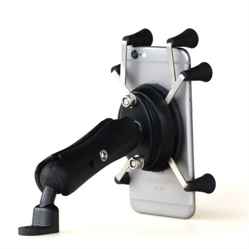 HKM-192019 Universal Mobile Phone Holder for Motorcycles and Electric Vehicles with Rearview Mirror and Handle Installation