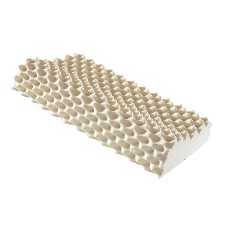 HKM-192083 Natural Latex Cervical Pillow for Healthy Sleep, 10.1-15cm Adjustable Height, 100% Imported Latex