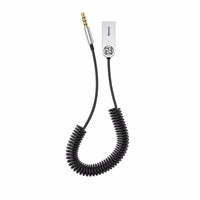 HKM-192147 Bluetooth 5.0 USB Adapter Cable for Playback Devices - Baseus BA01, Zinc Alloy/ABS, 5m Range