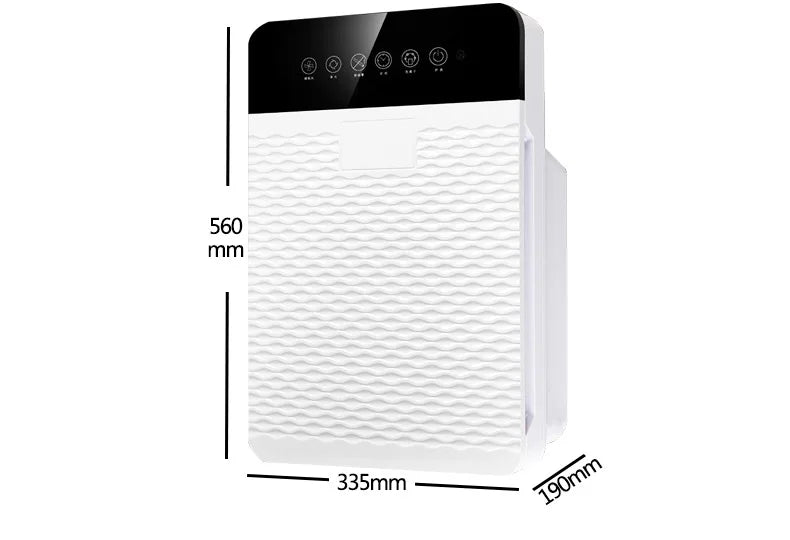 KTX-192147 Portable HEPA Air Purifier with Negative Ion Technology for Effective Formaldehyde and Haze Removal, Touch Control, UV Sterilization, Ideal for 200-300 sq. ft Rooms