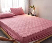 HKM-192275 Non-Slip Quilted Padded Mattress with Various Bedding Options and Sizes