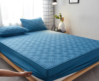 HKM-192275 Non-Slip Quilted Padded Mattress with Various Bedding Options and Sizes