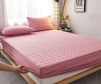 HKM-192275 Non-Slip Quilted Padded Mattress with Various Bedding Options and Sizes