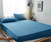 HKM-192275 Non-Slip Quilted Padded Mattress with Various Bedding Options and Sizes