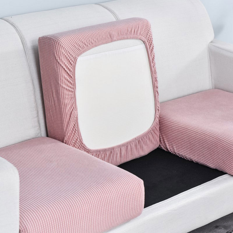 HKM-192339 High Elastic Polyester Stretch Sofa Cover - Anti-Slip & Machine Washable, Multiple Sizes Available