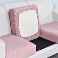 HKM-192339 High Elastic Polyester Stretch Sofa Cover - Anti-Slip & Machine Washable, Multiple Sizes Available