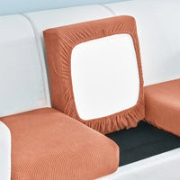 HKM-192339 High Elastic Polyester Stretch Sofa Cover - Anti-Slip & Machine Washable, Multiple Sizes Available