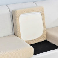 HKM-192339 High Elastic Polyester Stretch Sofa Cover - Anti-Slip & Machine Washable, Multiple Sizes Available