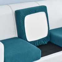 HKM-192339 High Elastic Polyester Stretch Sofa Cover - Anti-Slip & Machine Washable, Multiple Sizes Available
