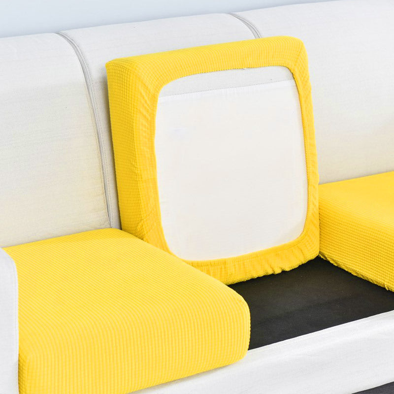 HKM-192339 High Elastic Polyester Stretch Sofa Cover - Anti-Slip & Machine Washable, Multiple Sizes Available