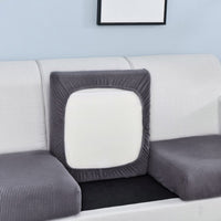 HKM-192339 High Elastic Polyester Stretch Sofa Cover - Anti-Slip & Machine Washable, Multiple Sizes Available