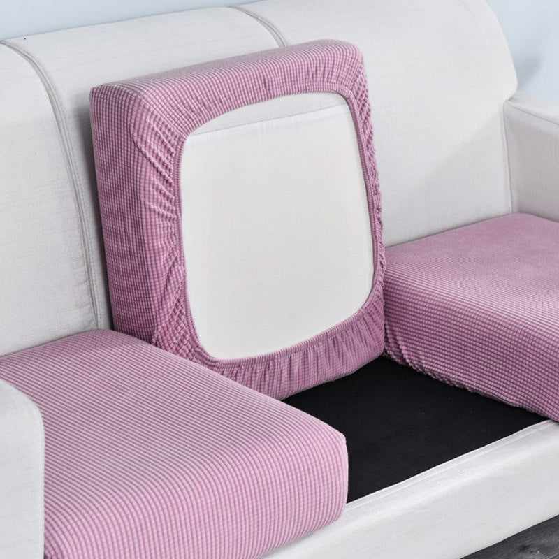 HKM-192339 High Elastic Polyester Stretch Sofa Cover - Anti-Slip & Machine Washable, Multiple Sizes Available