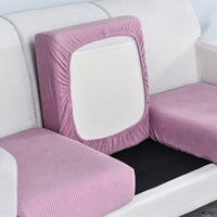 HKM-192339 High Elastic Polyester Stretch Sofa Cover - Anti-Slip & Machine Washable, Multiple Sizes Available