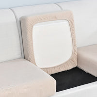 HKM-192339 High Elastic Polyester Stretch Sofa Cover - Anti-Slip & Machine Washable, Multiple Sizes Available