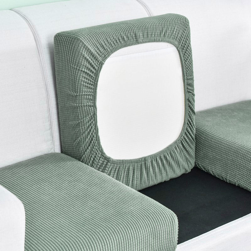 HKM-192339 High Elastic Polyester Stretch Sofa Cover - Anti-Slip & Machine Washable, Multiple Sizes Available