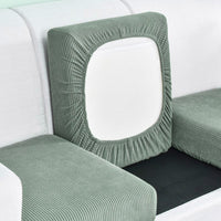 HKM-192339 High Elastic Polyester Stretch Sofa Cover - Anti-Slip & Machine Washable, Multiple Sizes Available