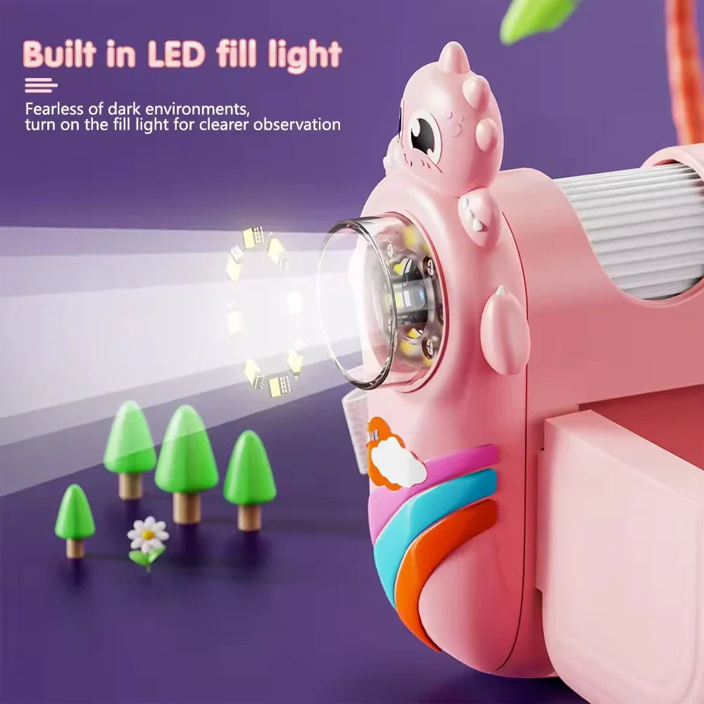 KTX-192531 Children's Portable 2-Inch Handheld HD Microscope for Nature Exploration and Learning