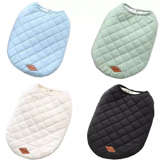 HKM-192531 Warm Cotton Dog Vest for All Seasons - Soft, Double-Sided Winter Coat in Multiple Colors