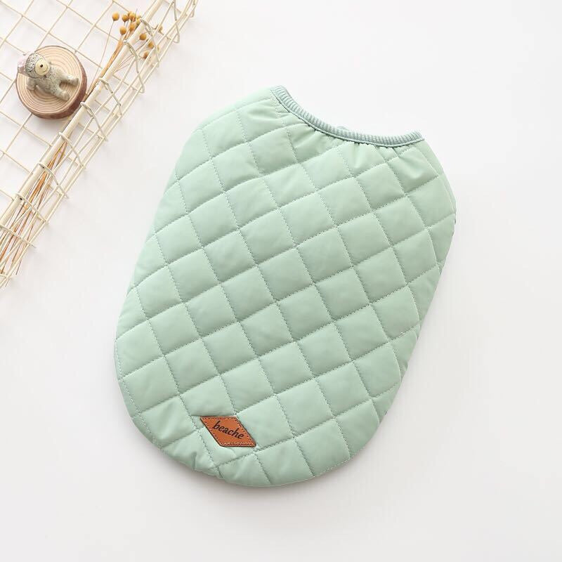 HKM-192531 Warm Cotton Dog Vest for All Seasons - Soft, Double-Sided Winter Coat in Multiple Colors