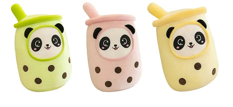 Plush Boba Milk Tea Cup Pillow Stuffed Toy - Soft PP Cotton, Available in 24/35/50cm