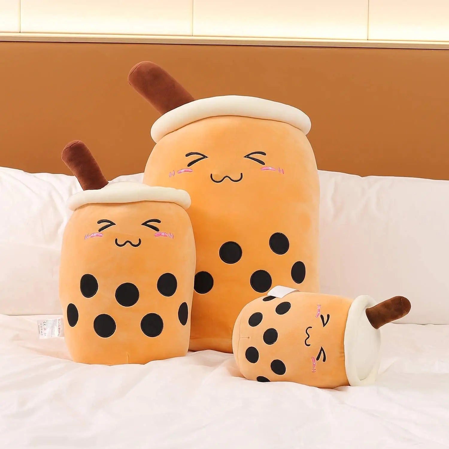 Plush Boba Milk Tea Cup Pillow Stuffed Toy - Soft PP Cotton, Available in 24/35/50cm