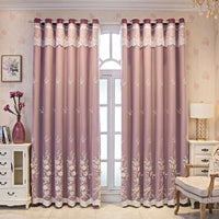 HKM-192659 Modern Double Open Curtain Set for Bedroom Shading – Various Sizes Available