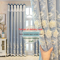 HKM-192659 Modern Double Open Curtain Set for Bedroom Shading – Various Sizes Available