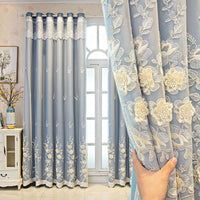 HKM-192659 Modern Double Open Curtain Set for Bedroom Shading – Various Sizes Available