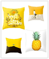 HKM-192787 Northern Europe Geometric Plush Cushion Cover - 45x45cm, Soft PP Cotton Fiber, Decorative Pillow Case