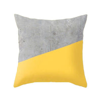 HKM-192787 Northern Europe Geometric Plush Cushion Cover - 45x45cm, Soft PP Cotton Fiber, Decorative Pillow Case