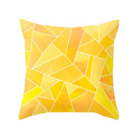 HKM-192787 Northern Europe Geometric Plush Cushion Cover - 45x45cm, Soft PP Cotton Fiber, Decorative Pillow Case