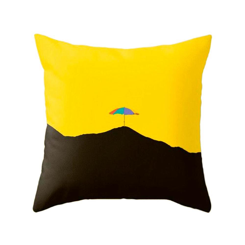 HKM-192787 Northern Europe Geometric Plush Cushion Cover - 45x45cm, Soft PP Cotton Fiber, Decorative Pillow Case