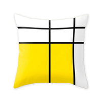 HKM-192787 Northern Europe Geometric Plush Cushion Cover - 45x45cm, Soft PP Cotton Fiber, Decorative Pillow Case