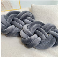 HKM-192915 Personalized Plush Throw Pillow in Solid Colors - Modern Design