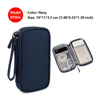 HKM-193363 Multifunctional Waterproof Storage Bag for Cables and Power Banks - Travel & Daily Use