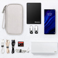 HKM-193363 Multifunctional Waterproof Storage Bag for Cables and Power Banks - Travel & Daily Use