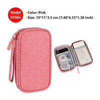 HKM-193363 Multifunctional Waterproof Storage Bag for Cables and Power Banks - Travel & Daily Use