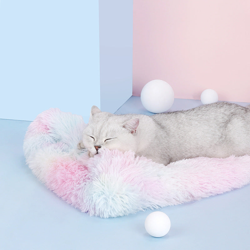 HKM-193491 Zeze Mermaid Sleeping Bag Cat Litter Pet Mat Sleeping Litter Winter Warm Super Small Dog Kennel Dog Mat Kennel
