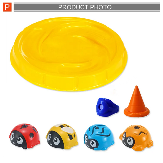 HKM-193747 Kids Spinning Top Toy - Fun Friction Gyro Bug Toy for Ages 2-7