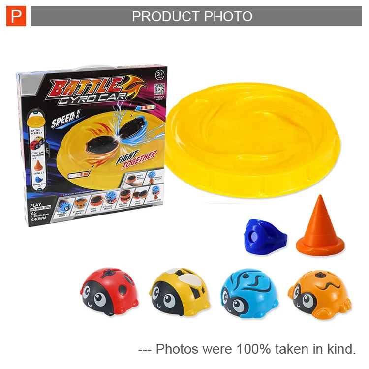 HKM-193747 Kids Spinning Top Toy - Fun Friction Gyro Bug Toy for Ages 2-7
