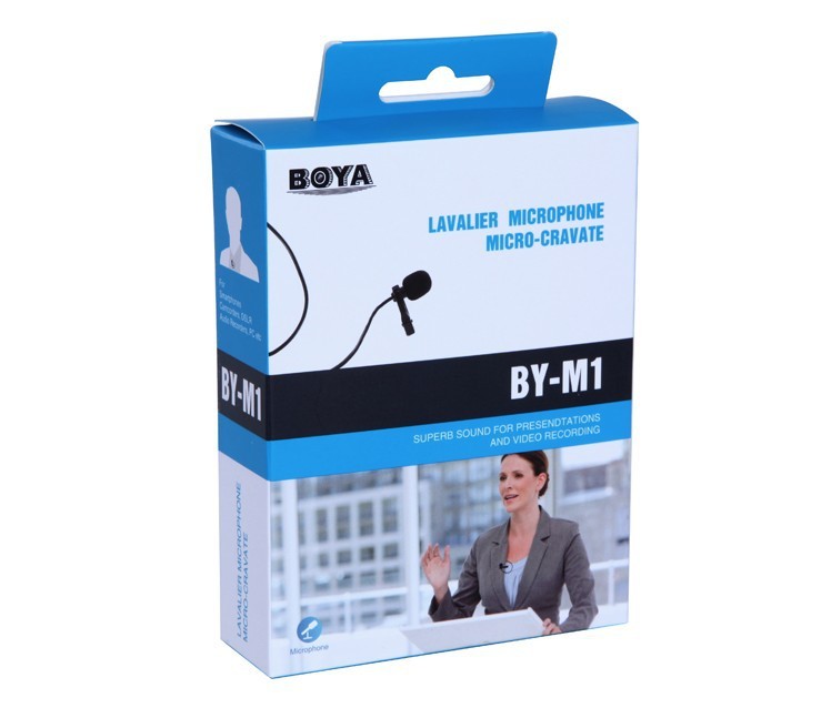 KTX-193811 Professional Omnidirectional Lavalier Microphone for Cameras with 3.5mm Universal Connection