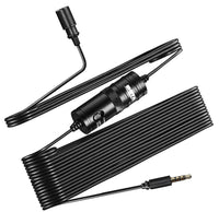 HKM-193811 Professional Omnidirectional Lavalier Microphone for Cameras with 3.5mm Universal Connection