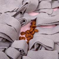 HKM-193875 Pet Sniffing Mat for Dogs and Cats - Soft Cloth, Pink, 100x70cm