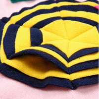 HKM-193875 Pet Sniffing Mat for Dogs and Cats - Soft Cloth, Pink, 100x70cm