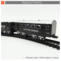 HKM-194067 Battery Operated Railway Train Toy with Sound and Light for Ages 5-13, Plastic Construction