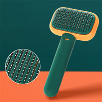 HKM-194195 Stainless Steel Cat and Dog Grooming Comb – Open-Knot Hair Brush for Gentle Massaging and Cleaning