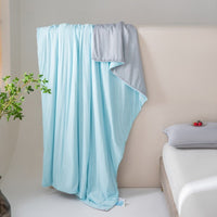 HKM-194259 Cool Silk Summer Blanket - Machine Washable, Multiple Sizes: Single, Plus Size, Double, Children's