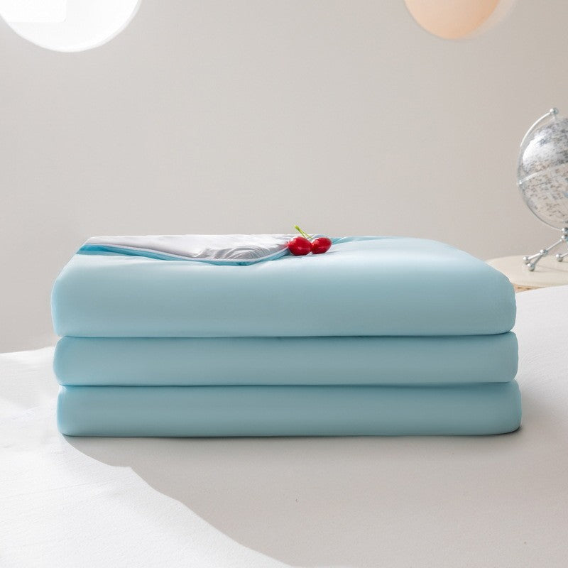 HKM-194259 Cool Silk Summer Blanket - Machine Washable, Multiple Sizes: Single, Plus Size, Double, Children's
