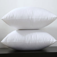 HKM-194387 White Lace Pattern Cushion with PP Cotton Pillow Core, Multiple Sizes Available