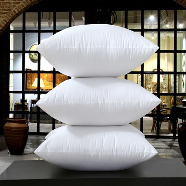 HKM-194387 White Lace Pattern Cushion with PP Cotton Pillow Core, Multiple Sizes Available